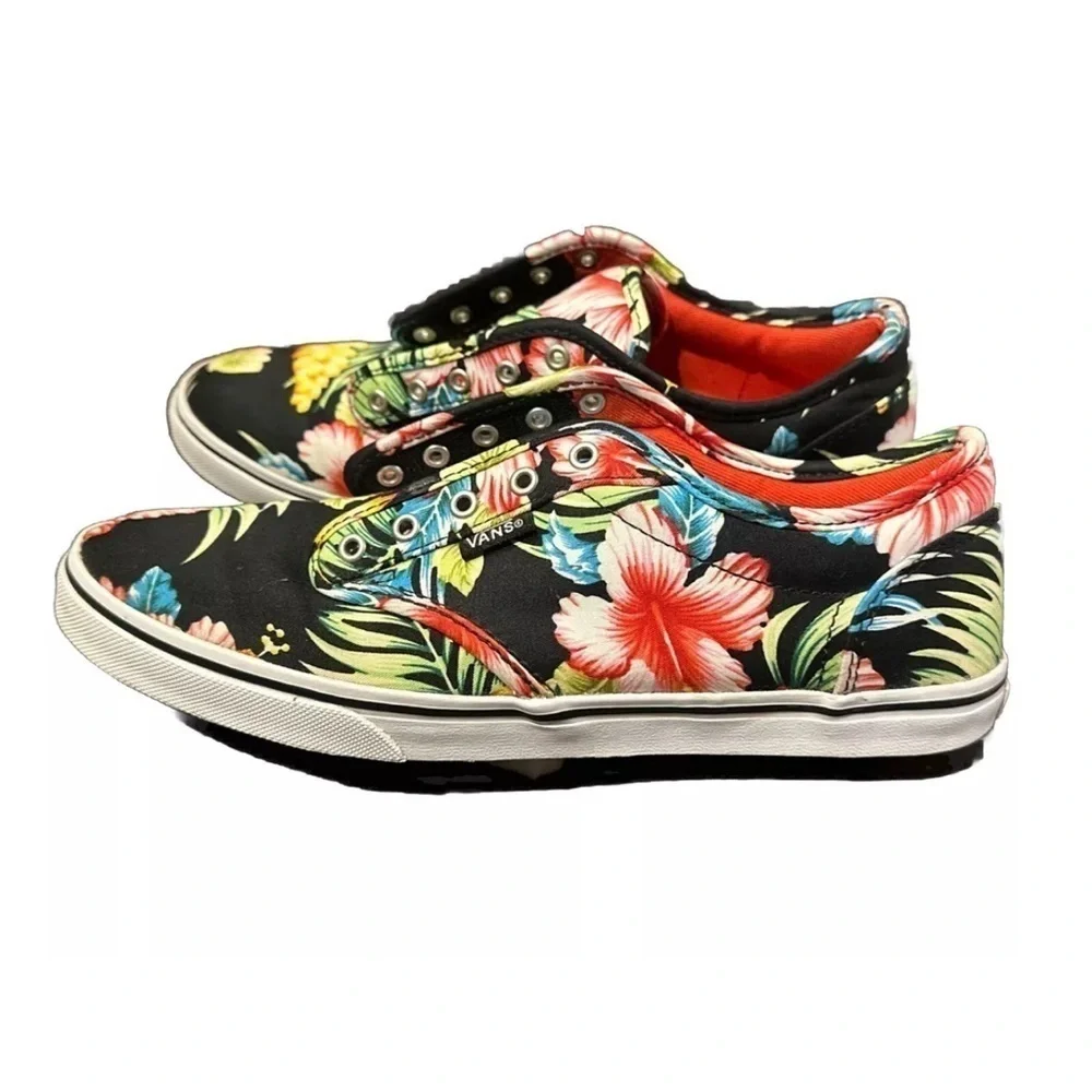 Vans Floral Slip-On Sneakers